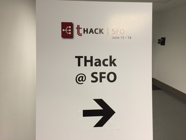 Mayor Hisamoto visits a "Hackathon" at San Francisco International Airport--an event where local computer programmers competed to innovate and improve upon travel apps